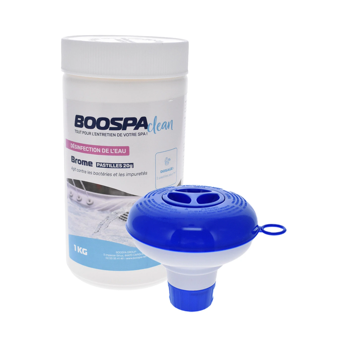1 Brome Spa 1kg Pastilles + Diffuseur 3 1 Brome Spa 1kg Pastilles + Diffuseur