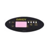 Autocollant Pour Clavier Davey SP601 Oval Noir -BOOSPA BOUTIQUE autocollant pour clavier davey sp601 oval noir