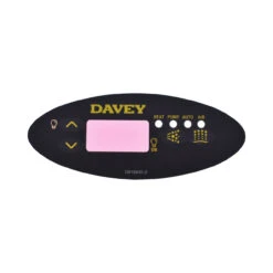 Autocollant Pour Clavier Davey SP601 Oval Noir