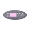 Autocollant Pour Clavier SP601 Oval Gris