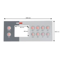 GECKO Autocollant Pour Clavier TSC-4 9916-100761 -BOOSPA BOUTIQUE autocollant pour clavier tsc 4 9916 100761 1