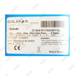 Blower Perseus 425W Pneumatique -BOOSPA BOUTIQUE blower perseus 425w pneumatique 2