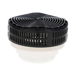 Bonde D'aspiration 5 Pouces Ondulée Noir