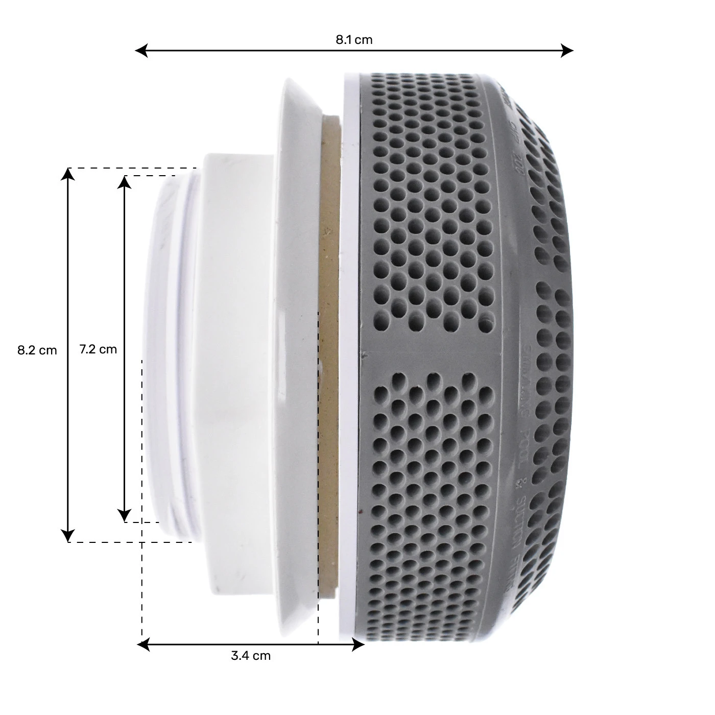 CMP Bonde D'aspiration Grille En ABS 5" 6 CMP Bonde D'aspiration Grille En ABS 5" – Image 4
