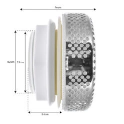 Bonde D'aspiration Grille Inox 5" -BOOSPA BOUTIQUE bonde d aspiration grille inox 5 2