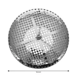 Bonde D'aspiration Grille Inox 5" -BOOSPA BOUTIQUE bonde d aspiration grille inox 5 3