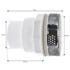 Bonde D'aspiration Inox 5" -BOOSPA BOUTIQUE bonde d aspiration inox 25 73mm 3