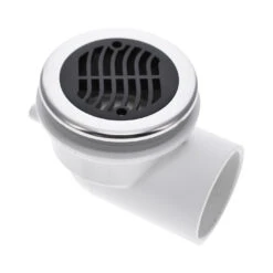 Bonde De Fond 2" En ABS Noir/INOX