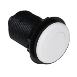 Bouton Pneumatique Plat ABS Blanc