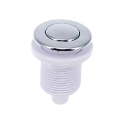 Bouton Pneumatique Pour Blower Et Pompe ABS Chromé