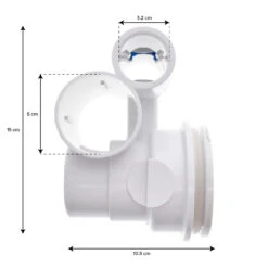 Buse D'hydromassage Air/Eau 32/50mm 8 Buse D'hydromassage Air/Eau 32/50mm -BOOSPA BOUTIQUE buse d hydromassage air eau 50 32mm 2