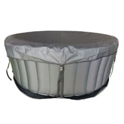 Couverture Clipsable + Tapis Sol Pour Spa Mspa Rond 4 Places