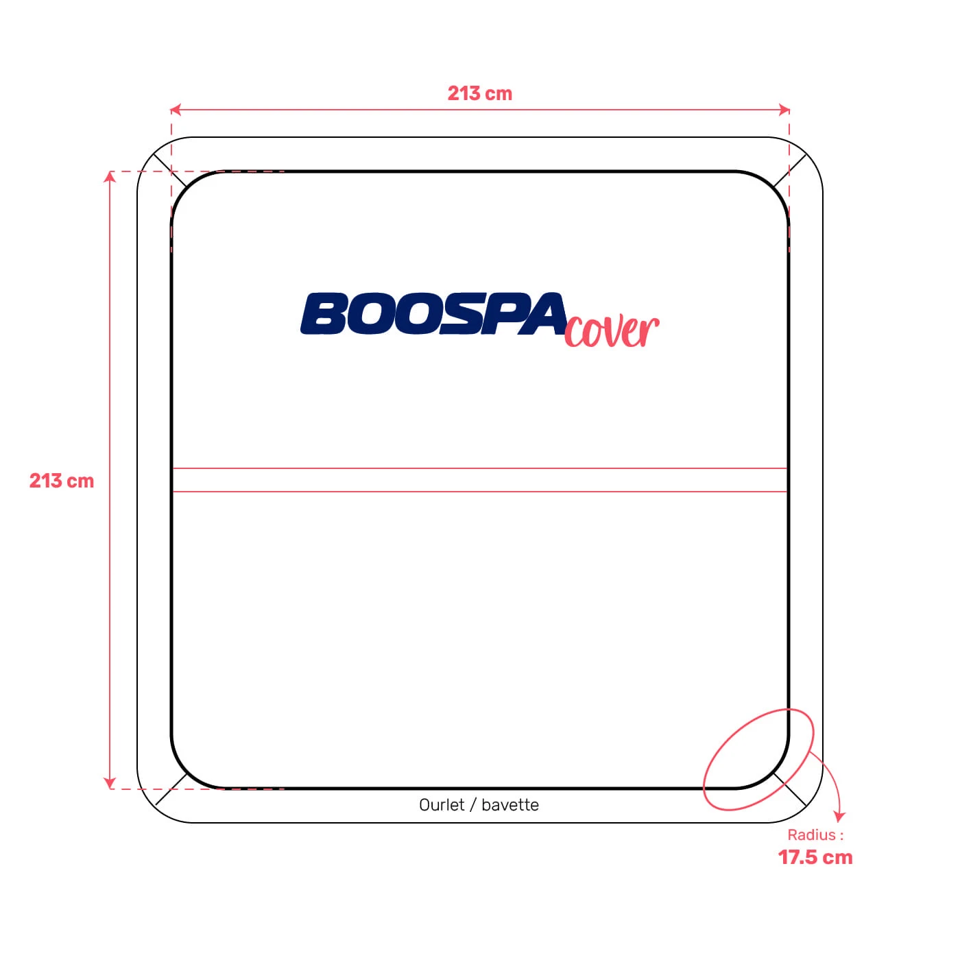 Couverture Pour Spa 213cm X 213cm R17,5cm 13 Couverture Pour Spa 213cm X 213cm R17,5cm – Image 13