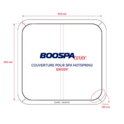 Couverture Spa Hotspring Envoy (Jusqu'à 2013) Avec Plaque Latérales - Reconditionnée -BOOSPA BOUTIQUE couverture spa hotspring envoy jusqu a 2013 avec plaque laterales reconditionnee 4