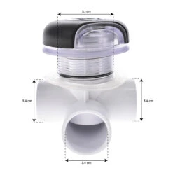 Vanne D'Air 1" AURA -BOOSPA BOUTIQUE filtre spa 50327 sc863 superior wellness ss04 2