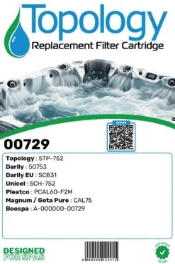 Filtre Spa (50753 / 5CH-752 / FC-0202 / PCAL60) -BOOSPA BOUTIQUE filtre spa 50753 5ch 752 fc 0202 pcal60 3
