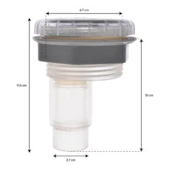 Fontaine LED Circulaire ABS Gris -BOOSPA BOUTIQUE fontaine led circulaire abs gris 2