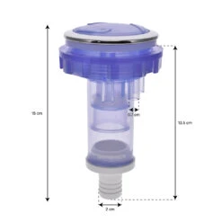 Fontaine LED Circulaire INOX Avec 3 Logements LED -BOOSPA BOUTIQUE fontaine led circulaire abs inox inox 3