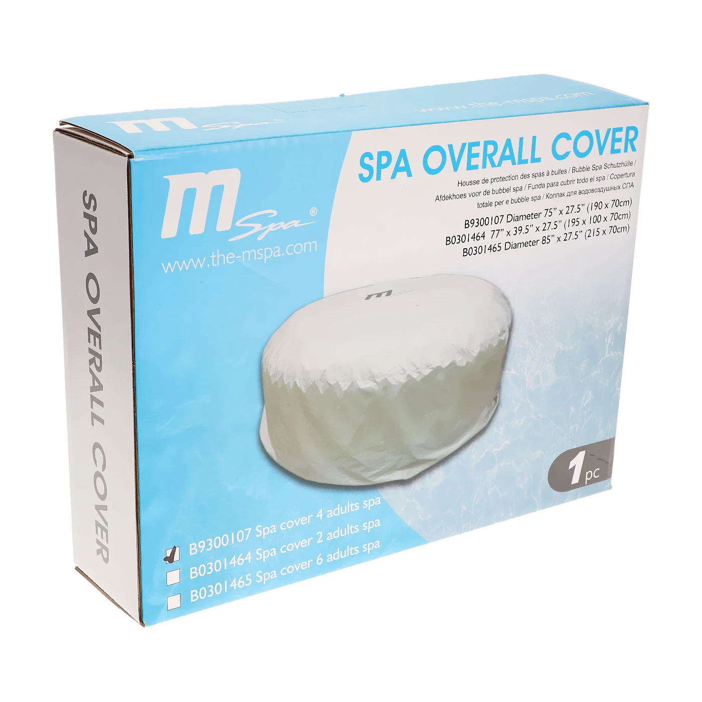 Housse De Protection Spa Gonflable MSPA Spa MSPA 6 Places 4 Housse De Protection Spa Gonflable MSPA Spa MSPA 6 Places – Image 2