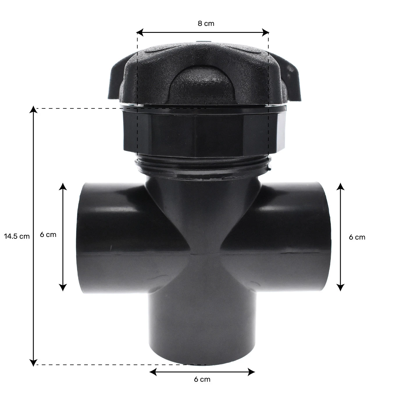 Inverseur De Pompe 2'' - Forme Lotus - Jazzi Pool 5 Inverseur De Pompe 2'' - Forme Lotus - Jazzi Pool – Image 3