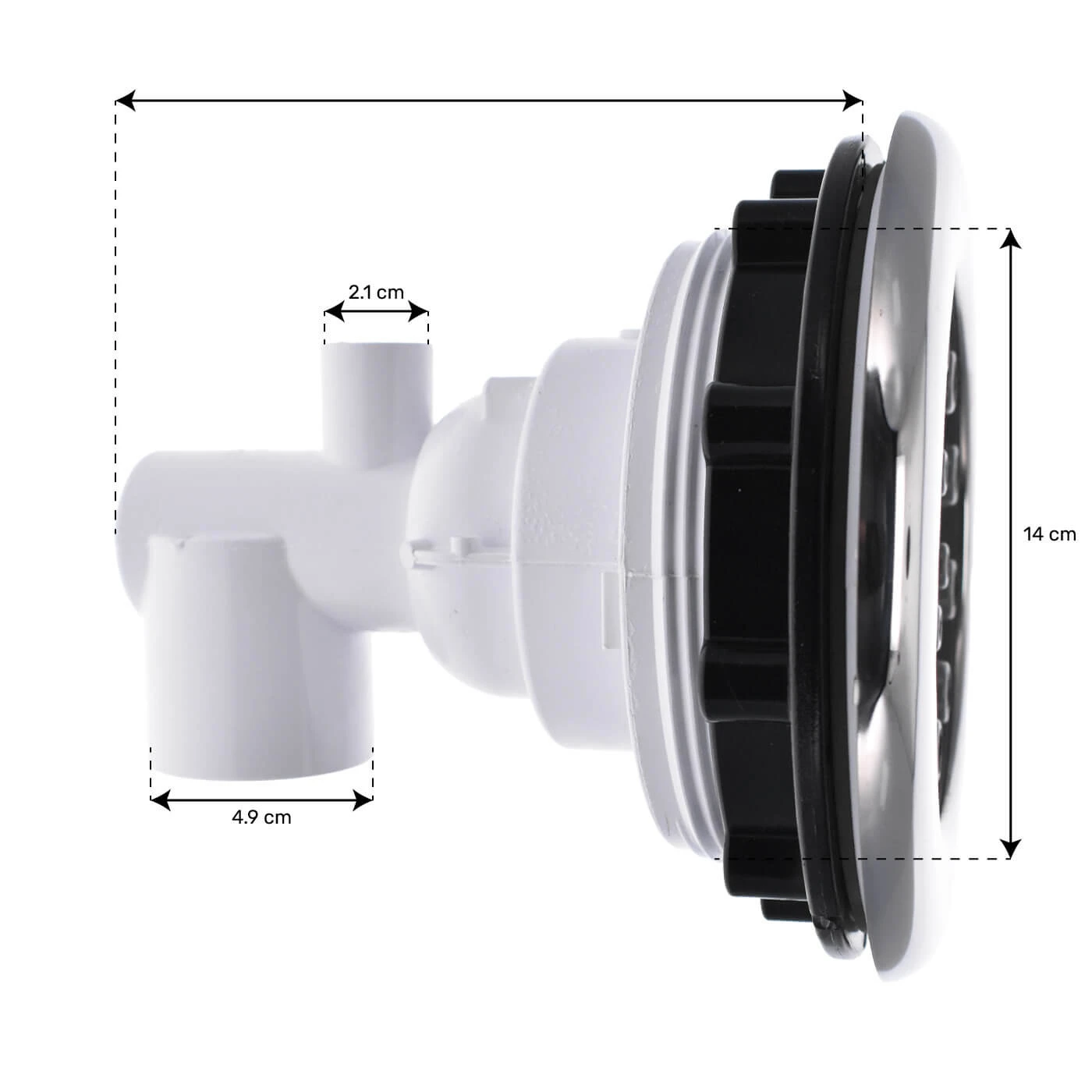 Jet 190mm Master Massage Inox/gris Avec Sa Douille 4 Jet 190mm Master Massage Inox/gris Avec Sa Douille – Image 2