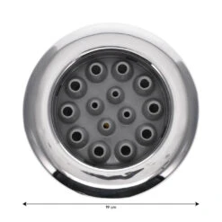 Jet 190mm Master Massage Inox/gris Avec Sa Douille 12 Jet 190mm Master Massage Inox/gris Avec Sa Douille -BOOSPA BOUTIQUE jet 190mm master massage inoxgris avec sa douille 3