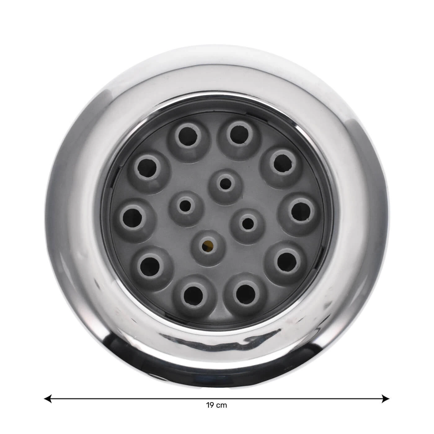 Jet 190mm Master Massage Inox/gris Avec Sa Douille 6 Jet 190mm Master Massage Inox/gris Avec Sa Douille – Image 4