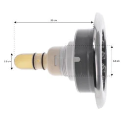 Jet 190mm Master Massage Inox/gris Avec Sa Douille 13 Jet 190mm Master Massage Inox/gris Avec Sa Douille -BOOSPA BOUTIQUE jet 190mm master massage inoxgris avec sa douille 4