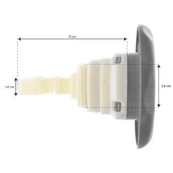 Jet Poly Storm 4" (100mm) Rotatif à Visser -BOOSPA BOUTIQUE jet poly storm 4 100mm rotatif a visser 2