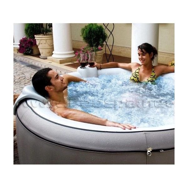 Kit Accessoires Spa Gonflable (porte Verre + 2 Coussins) Gris 8 Kit Accessoires Spa Gonflable (porte Verre + 2 Coussins) Gris – Image 6