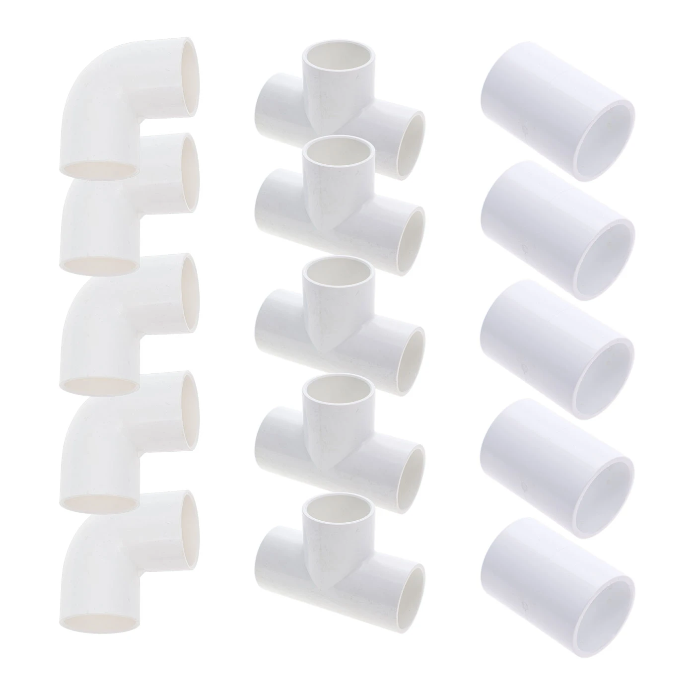 Kit Tuyauterie 1.5" - 15 Raccords (5 Coudes + 5 Tés + 5 Manchons) 3 Kit Tuyauterie 1.5" - 15 Raccords (5 Coudes + 5 Tés + 5 Manchons)