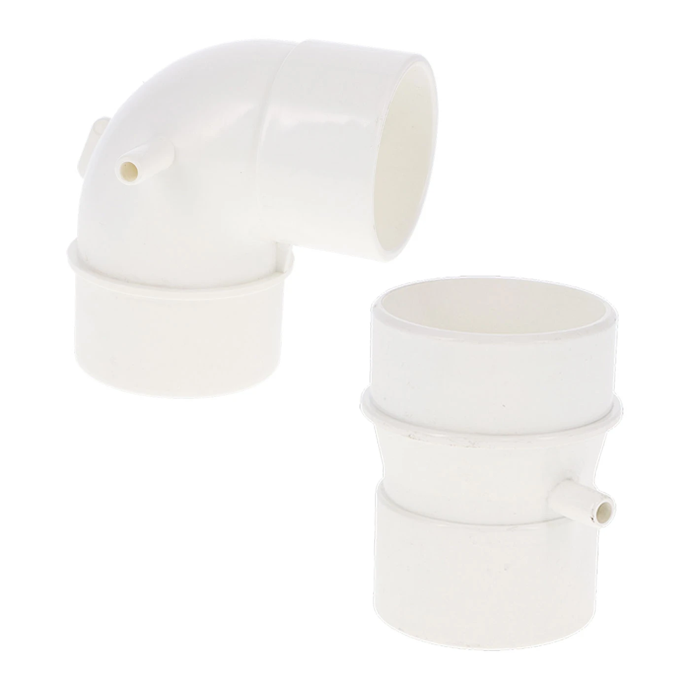 Lot 2 Raccords Pour Bonde D'aspiration LVJ 5 Pouces (coudé 90° + Droit) 3 Lot 2 Raccords Pour Bonde D'aspiration LVJ 5 Pouces (coudé 90° + Droit)