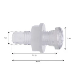 Lot De 5 Traversées Pour LED Périphérique Modèle ''Flat'' -BOOSPA BOUTIQUE lot de 5 traversees pour led peripherique modele flat 1 1