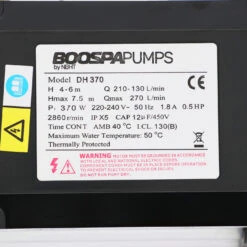 Pompe De Circulation DH370 - 0.5 HP - 370 Watts -BOOSPA BOUTIQUE pompe de circulation dh370 4