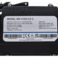 GECKO Pompe De Massage MAELSTROM - MS-1 Bi-Vitesse - 3HP -BOOSPA BOUTIQUE pompe de massage maelstrom ms 1 double vitesse 25hp 3