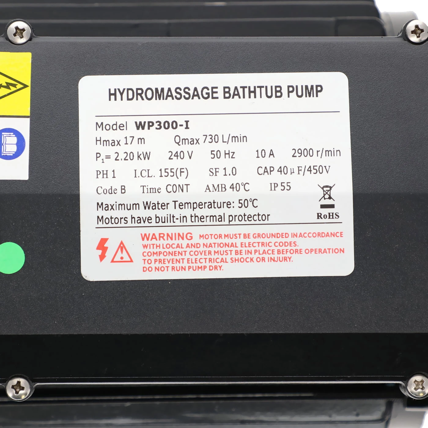 Pompe LX Mono-vitesse WP300-I - 3HP (2.2kW) 6 Pompe LX Mono-vitesse WP300-I - 3HP (2.2kW) – Image 4