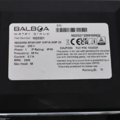 Pompe Niagara Ultimax- 2.0 HP Simple Vitesse -BOOSPA BOUTIQUE pompe niagara ultimax 2hp ou 3hp 20 hp simple vitesse 3