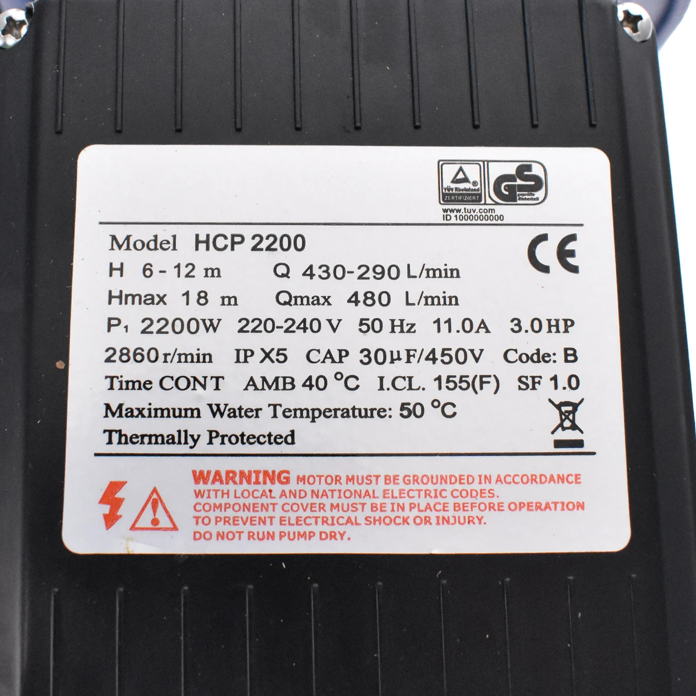 Pompe Piscine HCP2200 5 Pompe Piscine HCP2200 – Image 4