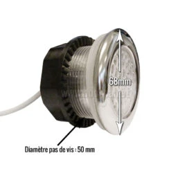 Projecteur LED Spa 6.7cm Round LED -BOOSPA BOUTIQUE projecteur led spa 67cm round led 1