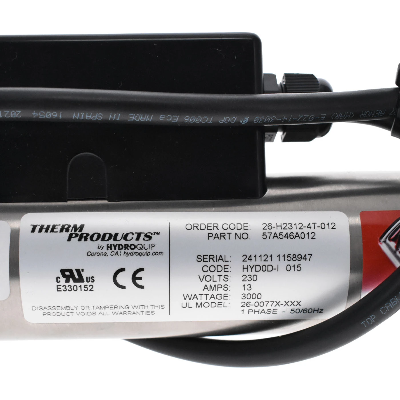 Réchauffeur Compatible Astrel 3kw Titane Avec Sonde 2-en-1 5 Réchauffeur Compatible Astrel 3kw Titane Avec Sonde 2-en-1 – Image 3