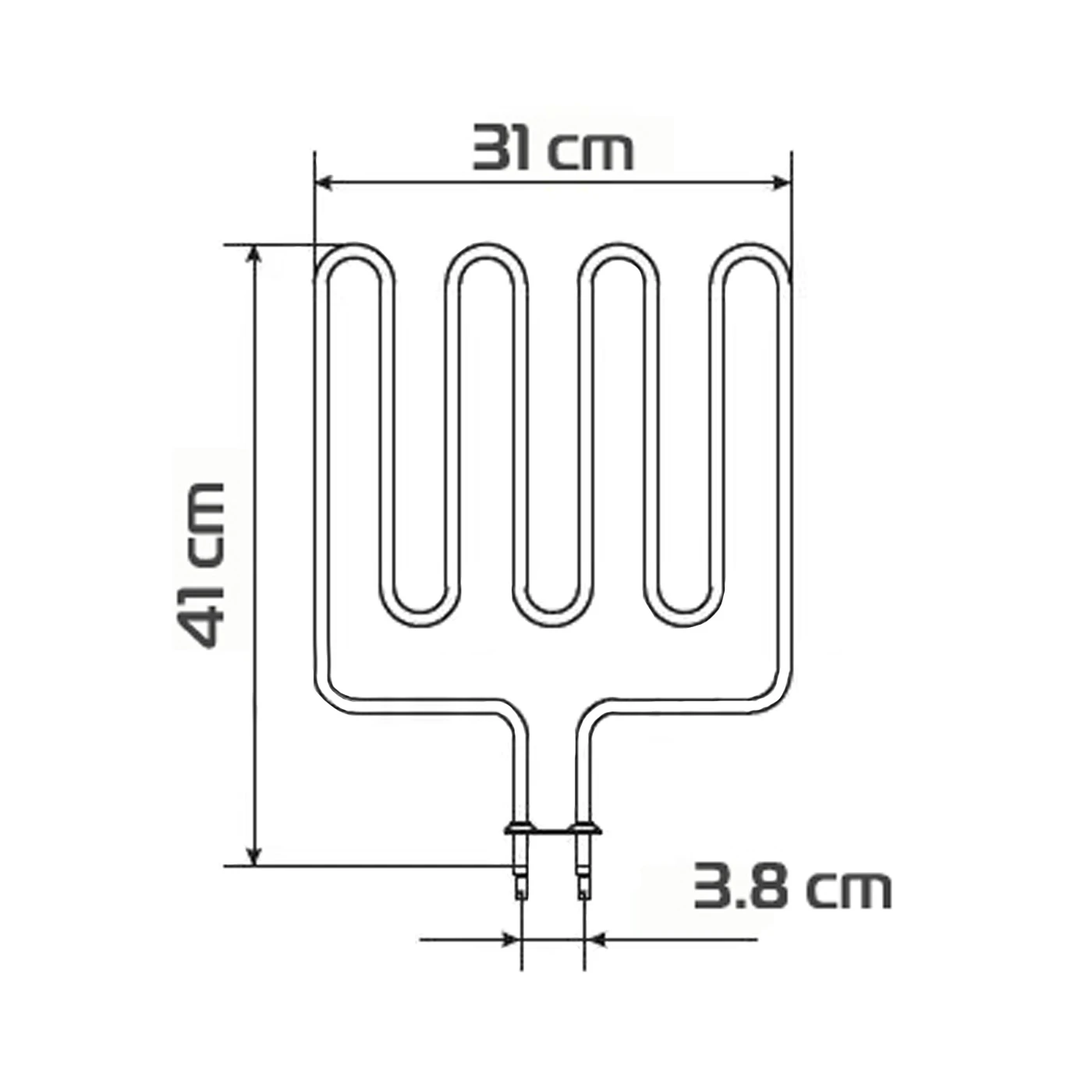 Résistance Pour Poêle De Sauna 2000 Watts 4 Résistance Pour Poêle De Sauna 2000 Watts – Image 2