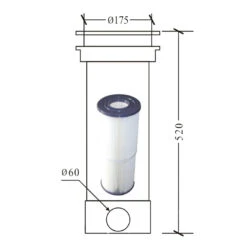 Skimmer Complet Pour Spa Rising Dragon Gris -BOOSPA BOUTIQUE skimmer complet pour spa gris 2