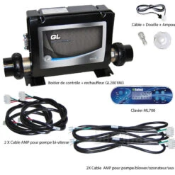 Système électronique Complet ML700 + GL2001M3 -BOOSPA BOUTIQUE systeme electronique complet ml700 gl2001m3 1