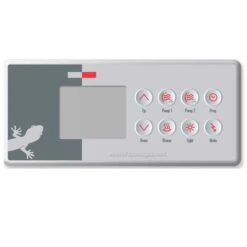 GECKO Tableau De Commande TSC-4 Modèle 10 Boutons Sans Autocollant -BOOSPA BOUTIQUE tableau de commande tsc 4 modele 10 boutons sans autocollant 1