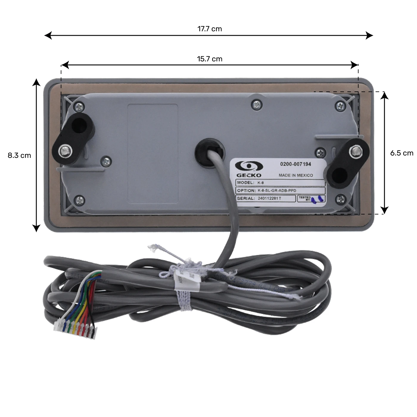 GECKO Clavier De Commande TSC-8-GE1- Modèle 8 Boutons 4 GECKO Clavier De Commande TSC-8-GE1- Modèle 8 Boutons – Image 2