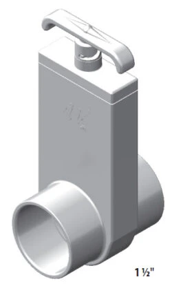 Vanne D'arrêt Guillotine 1.5'' M/F