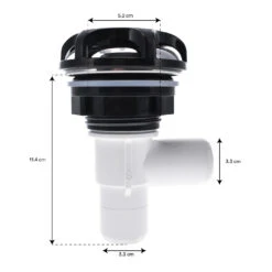 Vanne De Régulation Inox/ABS Cascade 1 Pouce -BOOSPA BOUTIQUE vanne de regulation inox abs cascade 1 pouce 2