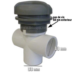 Vanne De Régulation Pour Cascade 1 Pouce Star / Gris ABS 8 Vanne De Régulation Pour Cascade 1 Pouce Star / Gris ABS -BOOSPA BOUTIQUE vanne de regulation pour cascade 1 pouce star gris abs 2