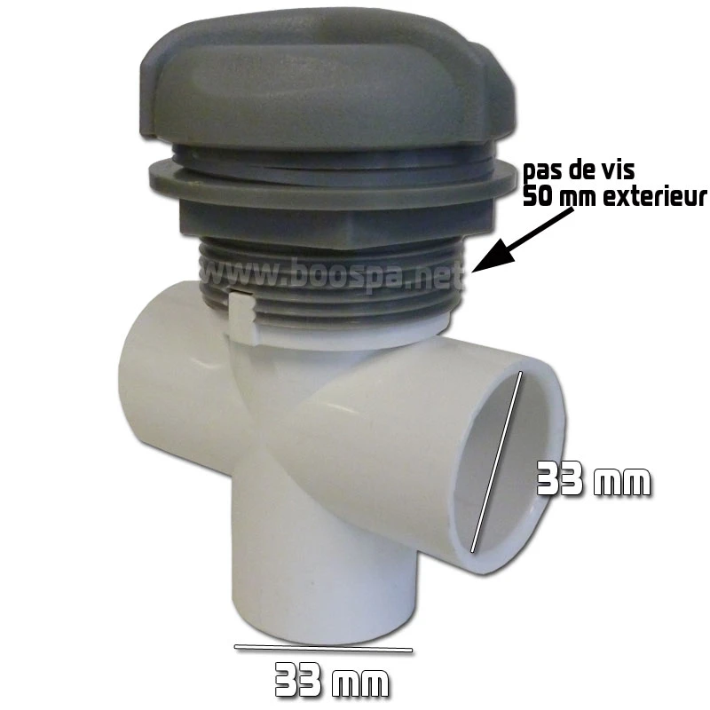 Vanne De Régulation Pour Cascade 1 Pouce Star / Gris ABS 5 Vanne De Régulation Pour Cascade 1 Pouce Star / Gris ABS – Image 3