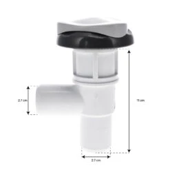 Vanne De Régulation Pour Cascade Alpha Series - Gris -BOOSPA BOUTIQUE vanne de regulation pour cascade alpha series gris 2